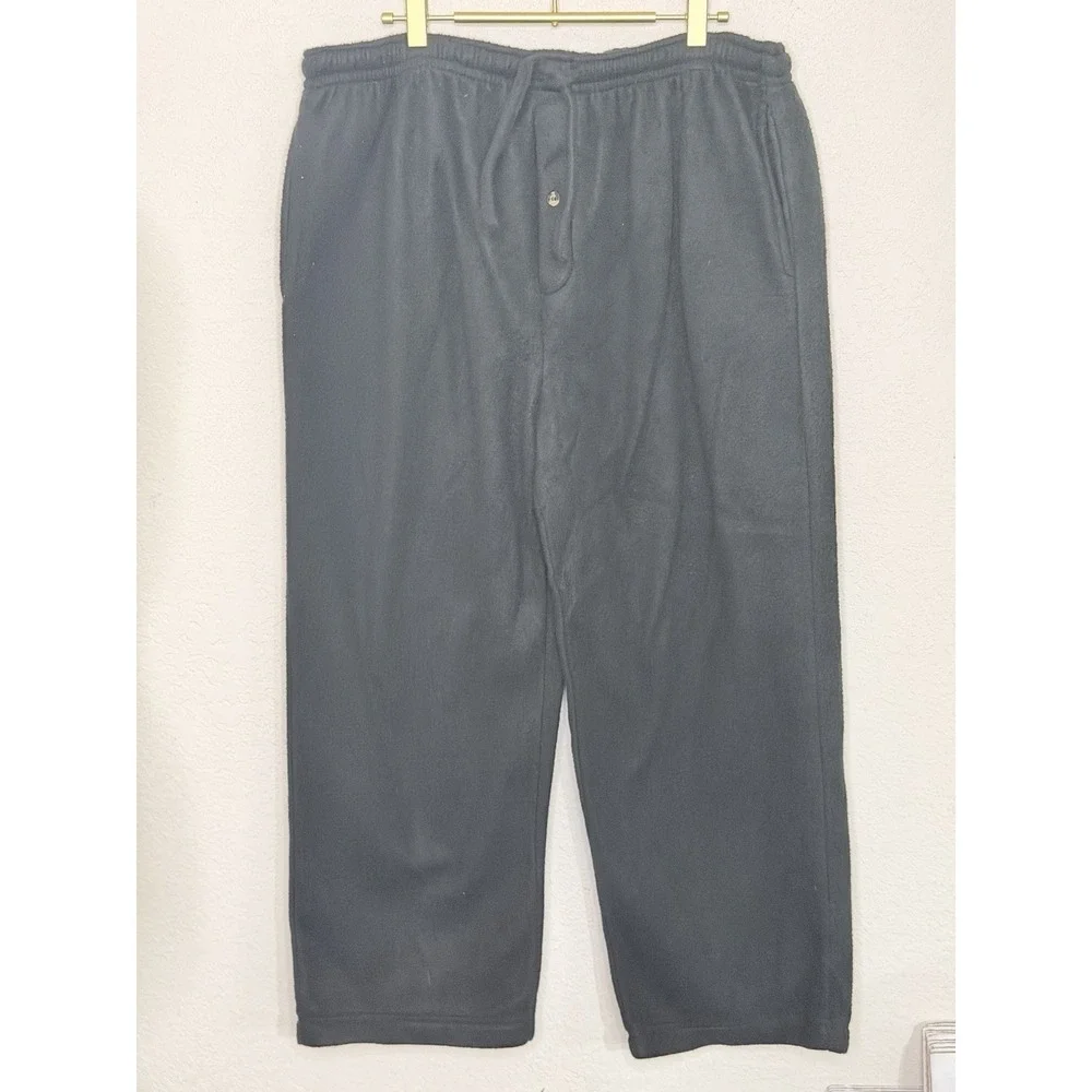 North 15 Fleece Sweatpants‎ Mens Teen L Black Fuzzy Lounge North Star